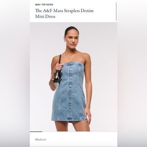 NWOT Abercrombie Denim Dress